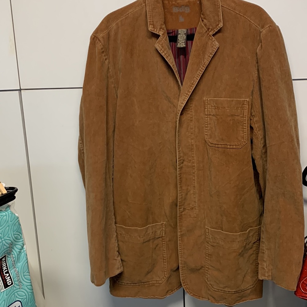 Corduroy blazer size L fully lined